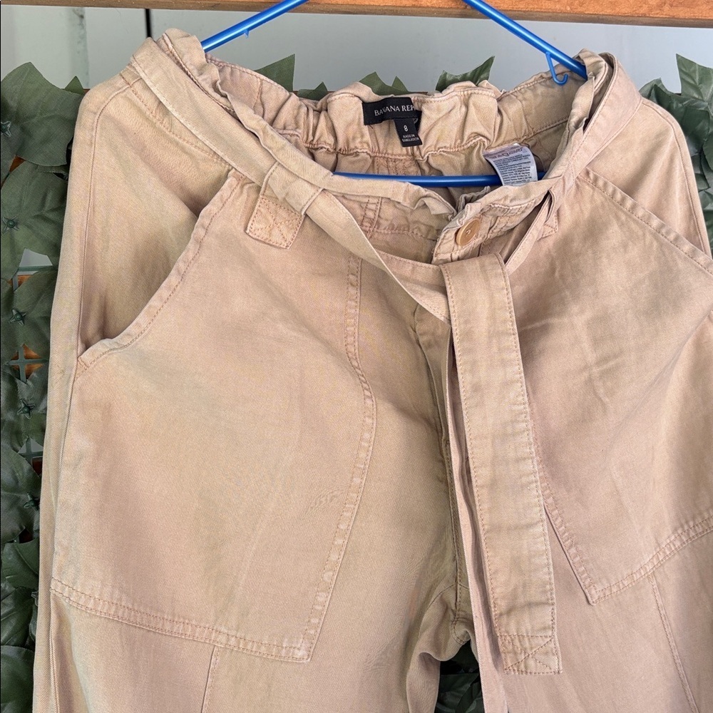 Banana Republic Light Tan Drawstring Chinos - Picture 8 of 8